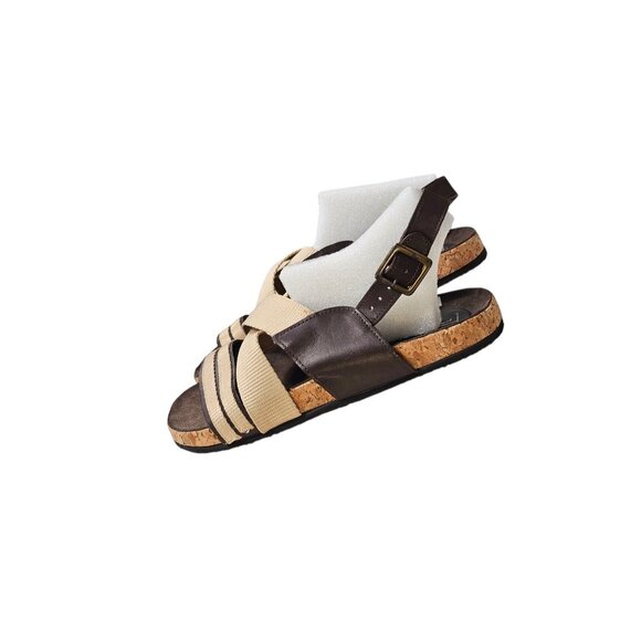 LOB Footwear Man Cork Strap Sandals Brown/Tan, Size US 10 MEX 28 EU 44, UK 9 NWT main image 5